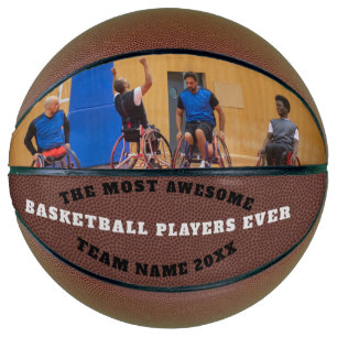 Basketball Team Photo Custom Text Personalised