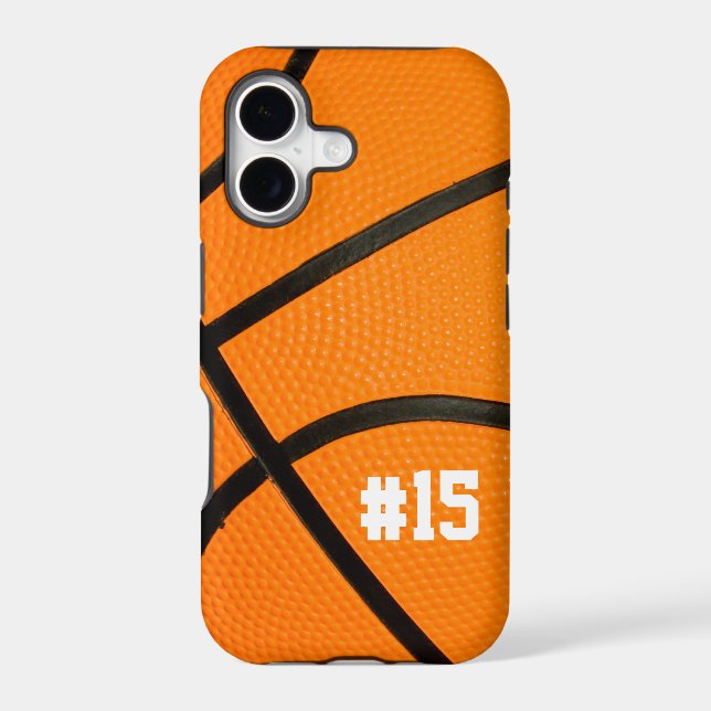 Basketball Texture Personalised # iPhone5 case (Back)