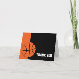 Basketball Thank You Card