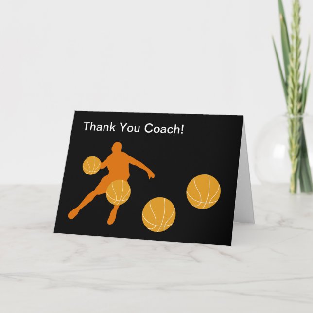 Basketball Thank You Cards (Front)