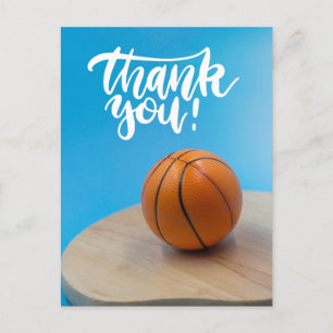 Basketball Thank you   Postcard