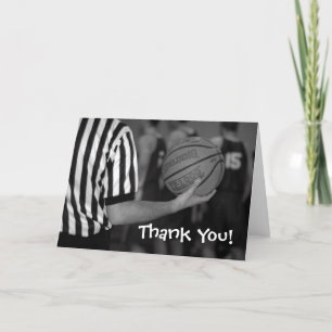 basketball, Thank You! Thank You Card