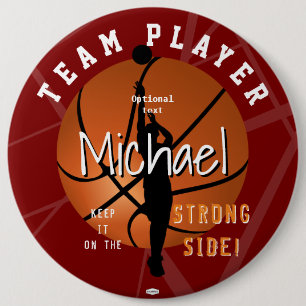 Basketball Theme Button HAMbyWG