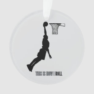 Basketball This Is How I Roll Teens Kids Boys Ornament