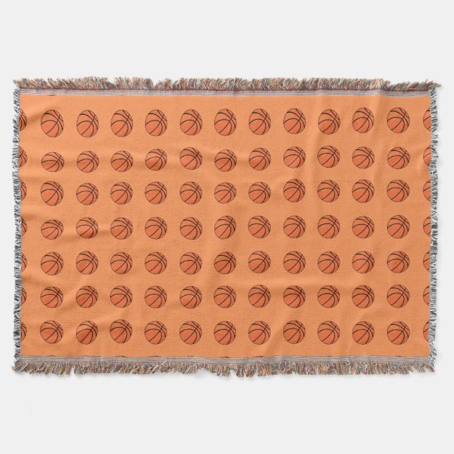 Basketball Throw Blanket (Front)