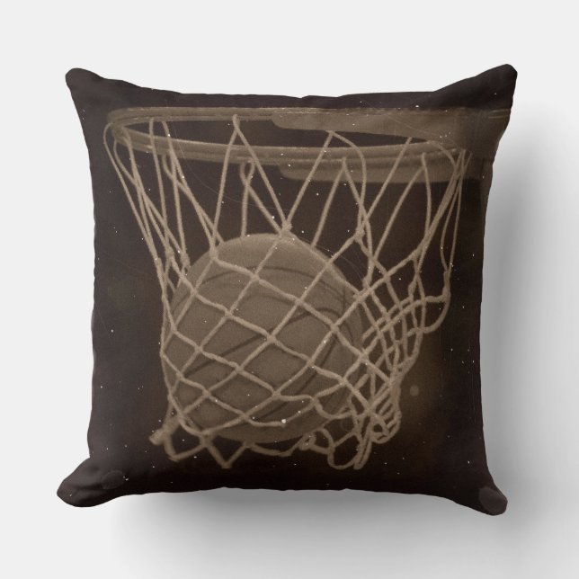 Basketball Throw Pillow (Front)