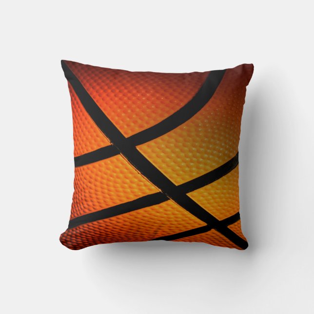 Basketball Throw Pillow (Front)