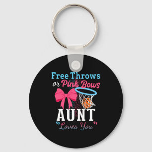 Basketball throws or pink bows aunt loves long key ring