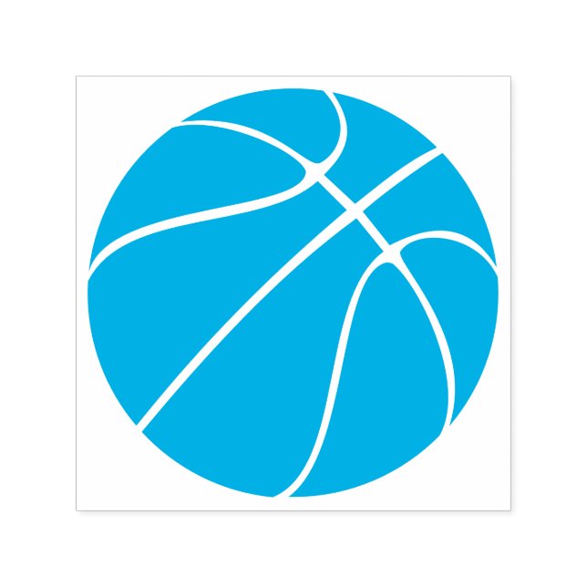 Basketball tiny sports ball self-inking stamp (Design)