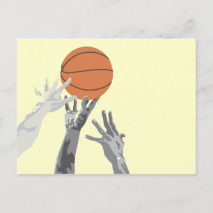 Basketball Tip Off T-shirts and Gifts Postcard