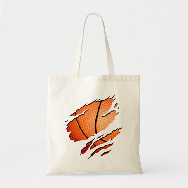 Basketball Tote Bag (Front)