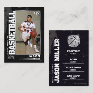 Basketball Trading Card, Basketball Player Card