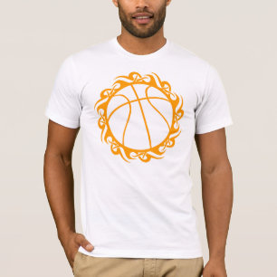 basketball. tribal. T-Shirt