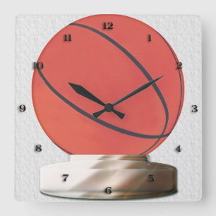 Basketball Trophy Wall Clock