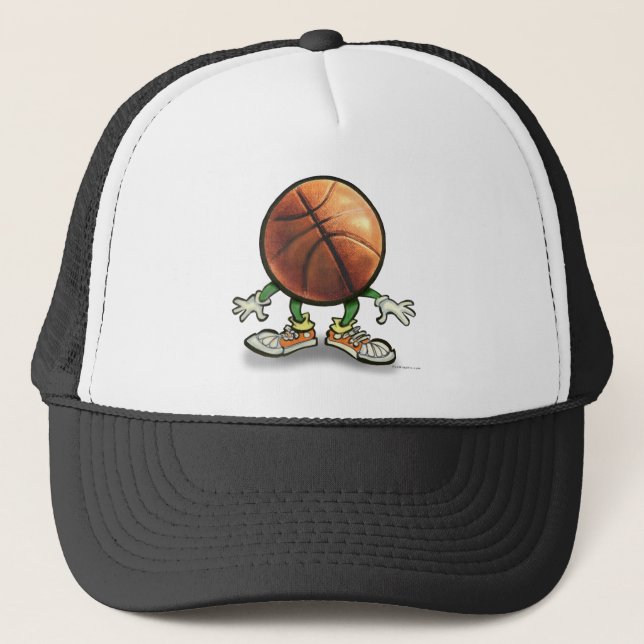 Basketball Trucker Hat (Front)