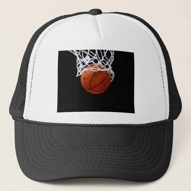 Basketball Trucker Hat (Front)