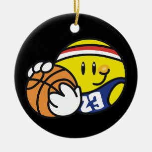 Basketball Tshirts and Gifts Ceramic Ornament