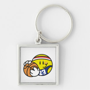 Basketball Tshirts and Gifts Key Ring