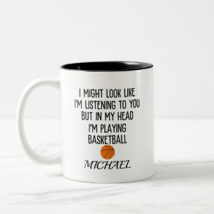 Basketball Two-Tone Coffee Mug