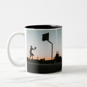 Basketball Two-Tone Coffee Mug