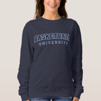 Basketball University Funny Parody University Logo