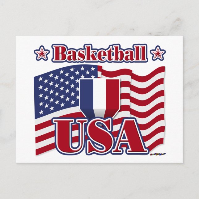 Basketball USA Postcard (Front)