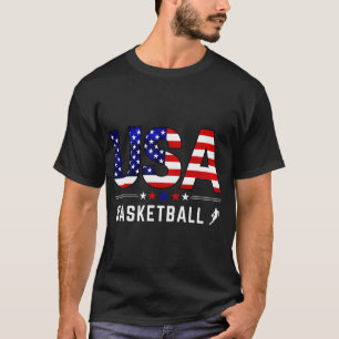 Basketball Usa Support Team Basketball Lover Usa F T-Shirt