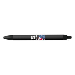 Basketball USA Support the Team Tshirt USA Flag Dr Black Ink Pen