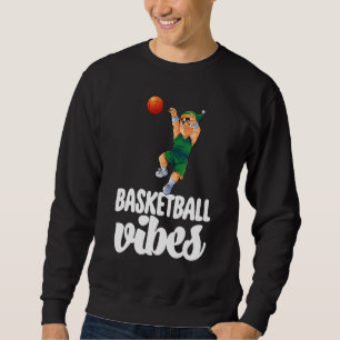Basketball Vibes Gnome  Basketball Game Celebratio Sweatshirt