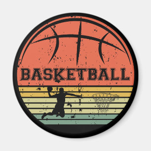 basketball vintage magnet