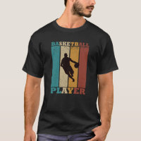 Basketball vintage player dribbling 