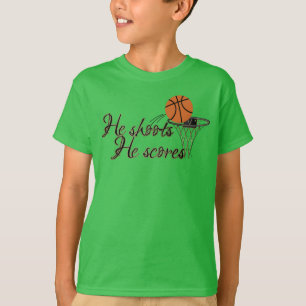 Basketball  Vneck T-Shirt