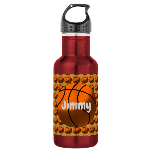 Basketball Water Bottle (Front)