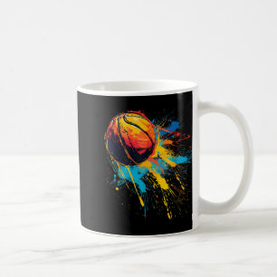 Basketball Watercolor Artwork Basketball Player Dr Coffee Mug