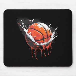 Basketball Watercolor Artwork Basketball Player Dr Mouse Pad
