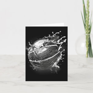 Basketball Watercolor Basketball Lover Artwork Spl Card