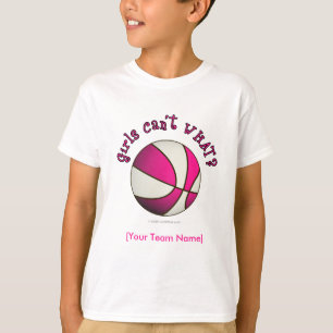 Basketball - White/Pink T-Shirt