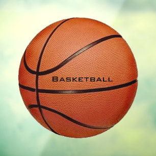 Basketball Window Cling