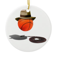 Basketball With Fedora and Whip