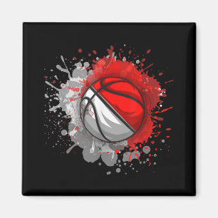Basketball With Malta Flag  Magnet