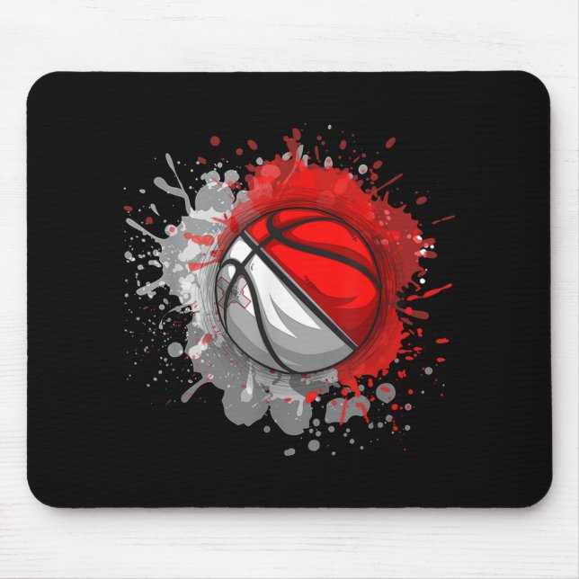 Basketball With Malta Flag  Mouse Pad (Front)
