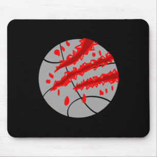Basketball With Red Claw Mouse Pad