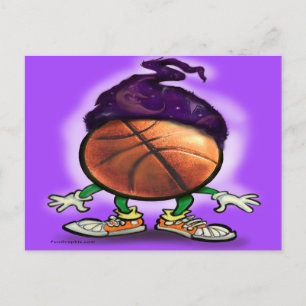 Basketball Wizard Postcard