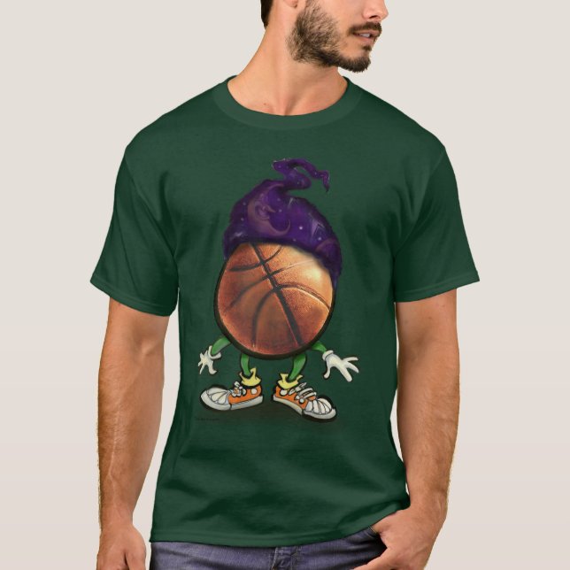 Basketball Wizard T-Shirt (Front)