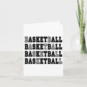 Basketball Word Card