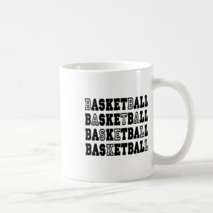 Basketball Word Coffee Mug