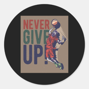Basketball World Cup Champions Classic Round Sticker