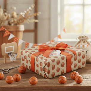 Basketball Wrapping Paper