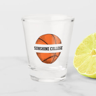 Basketball Your Favourite Team Name Shot Glass