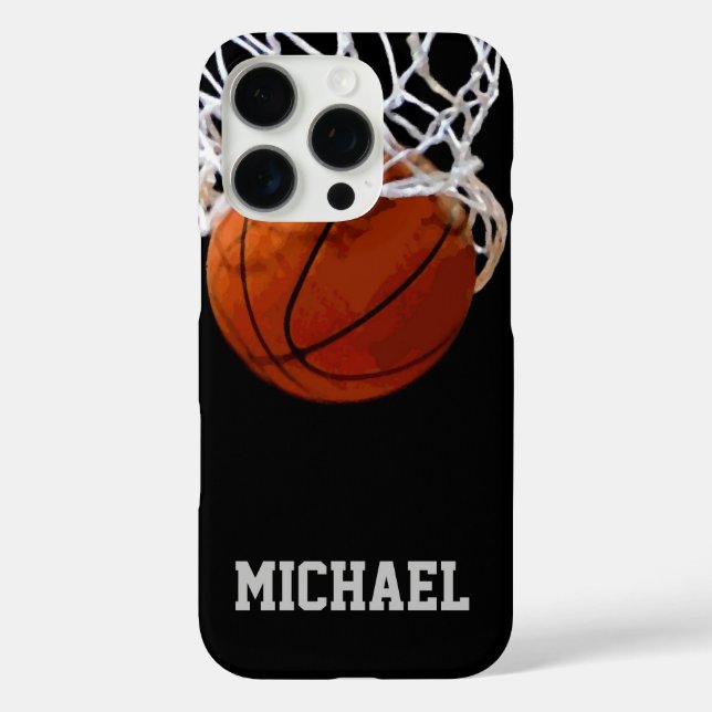 Basketball Your Name Case-Mate iPhone Case (Back)